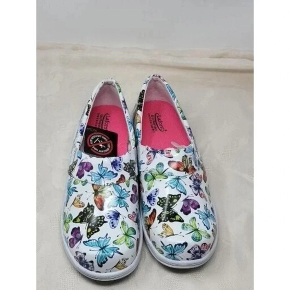 Laforst Rachel 7003 Women's Leather Nonslip Server Waitress Slip On Clog size 11 - Picture 2 of 9